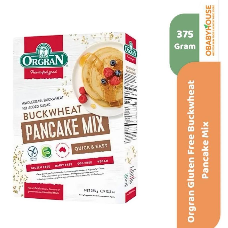 

Orgran Gluten Free Buwheat Pancake Mix 375 Gr