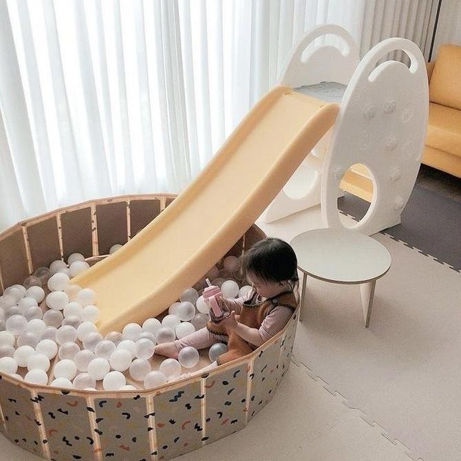 Kolam Lipat Kolam Renang Bola Anak Foldable Pool Mat Tanpa Pompa 80cmx20cm / Kolam Tanpa Pompa Lipat