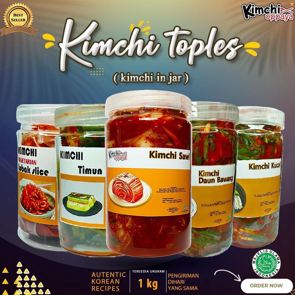 

Kimchi In Jar 1 Kg Kimchi Korea Halal Korea Jar Semua Varian Kimchi