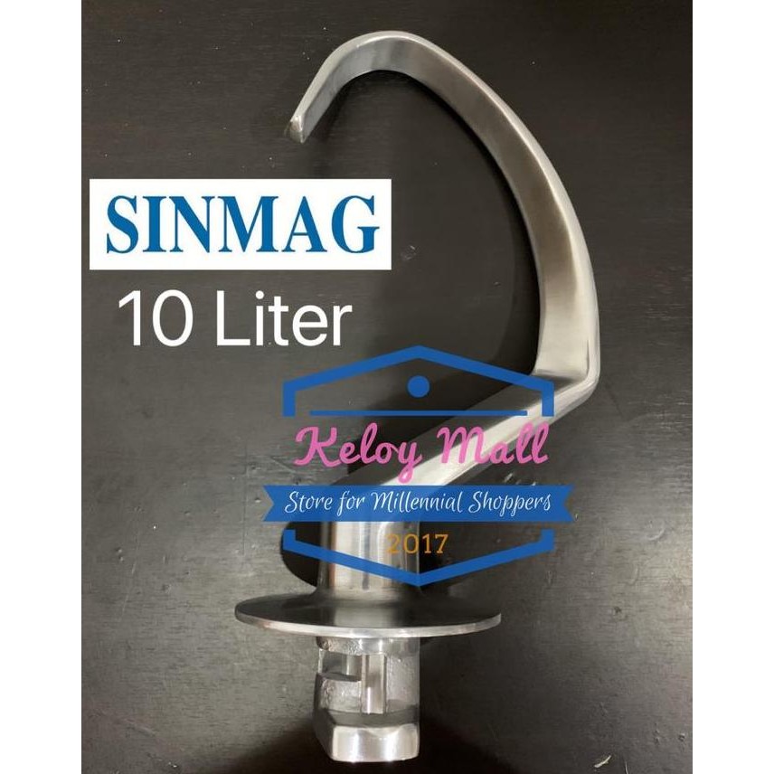 Mixer Sinmag 10 Liter Aksesoris Hook Spiral SM-101 Terlaris