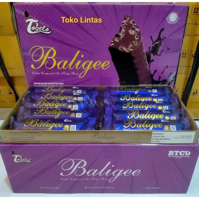 

Baligee Coklat Compound Krispi Beras Per Dus Cemilan Manis Termurah