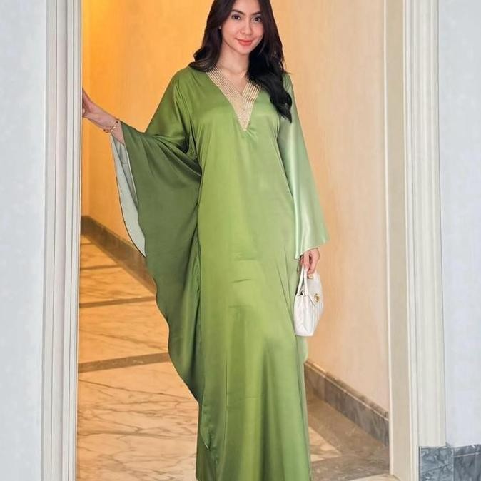 Kaftan nita ombre green series