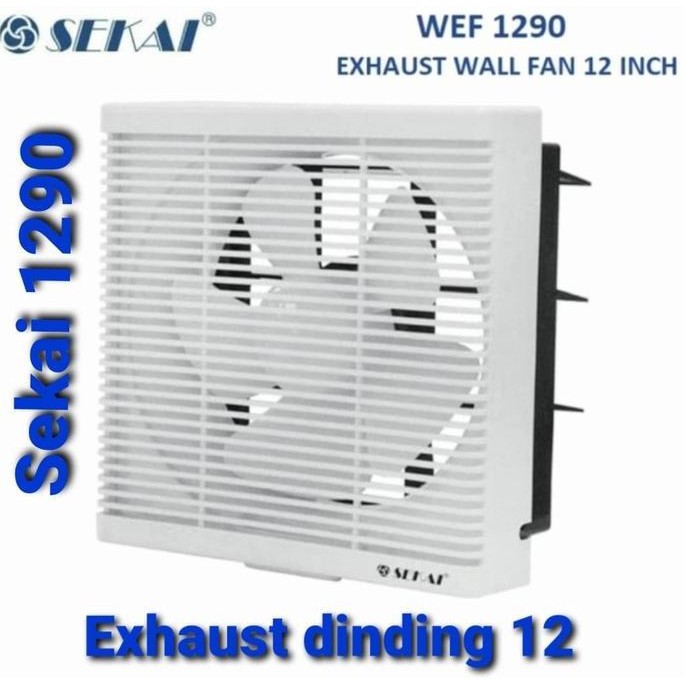 SIAP KIRIM SEKAI EXHAUST FAN KIPAS ANGIN DINDING 12 INCH - KIPAS ANGIN VENTILASI