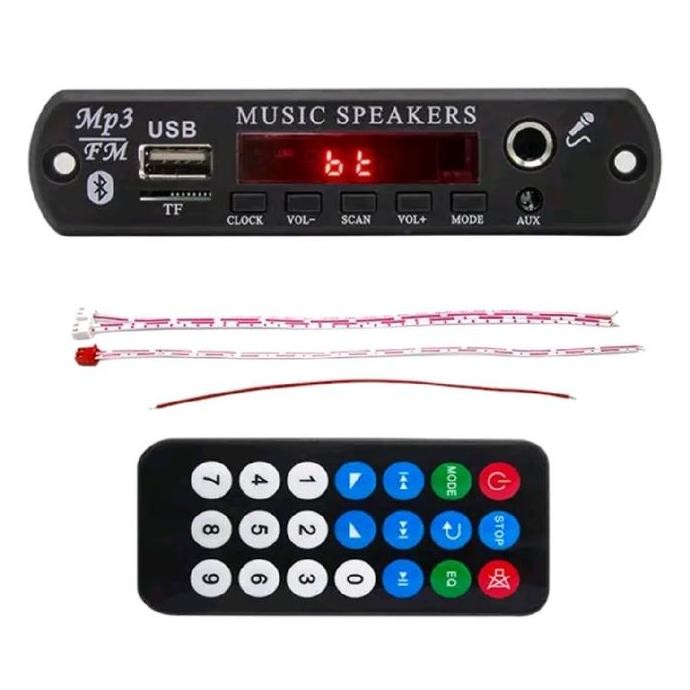 SIAP KIRIM MODUL MP3 BLUETOOTH KARAOKE - STEREO ECHO INPUT MIC AUDIO PLAYER