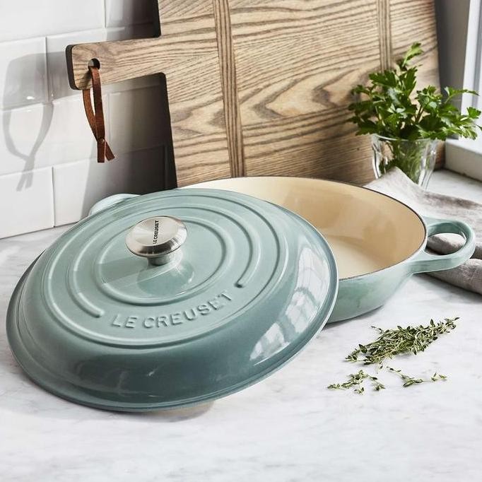TERBARU - Le creuset braiser 30cm (banyak warna)