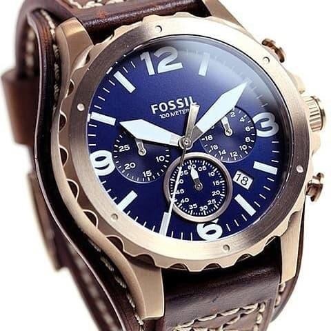 Jam Tangan Pria Merk Fossil Jr 1505 / Jr1505 Original Free Yes