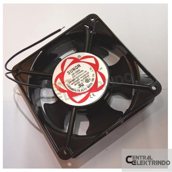 Stk Fan Ac Sunon Tipis 12X12X2,5 Cm Cooling Fan 220V Fan Ac Sunon 12Cm