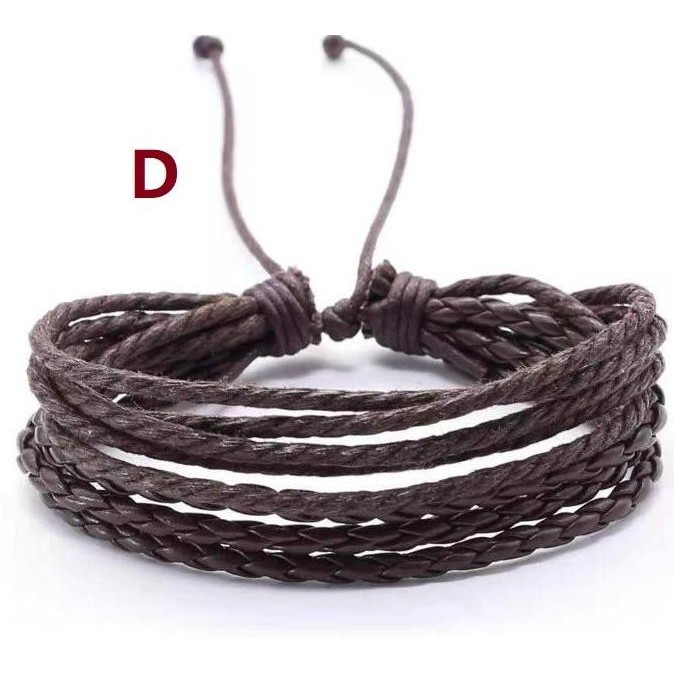 [original] gelang kulit asli pria wanita trendy vintage fashionable [terlaris] [terbaik]