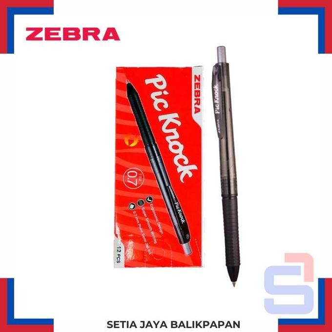 

`````````] Pulpen Pic Knock Hitam / Pulpen Cetik 0,7 mm