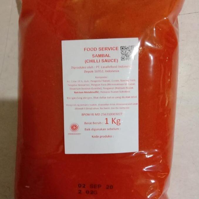 

Saos Sambal Pedas by Delmonte 1kg DS