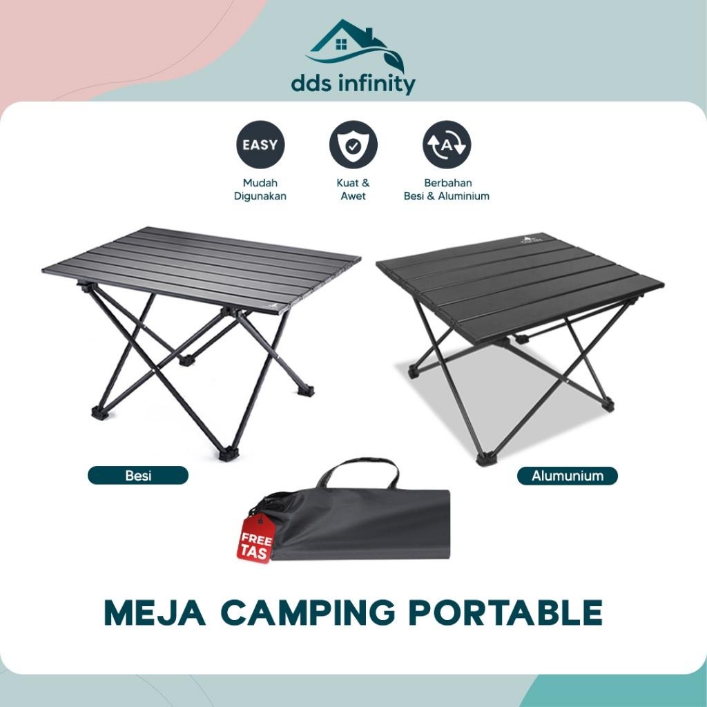 Meja Lipat Outdoor Aluminium Meja Lipat Camping Meja Lipat Portable