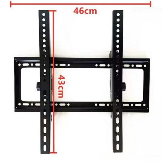 Bracket Tv Led Lcd 26 32 42 55 63 Inch Breket Dinding Besi Aluminium Arah Naik Turun Meja