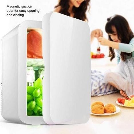 Terlaris Kulkas Skincare Mini / Kulkas Freezer Portable 8L Mini Ready Stok