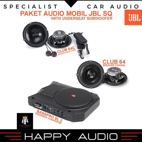 Terlaris Paket Audio Mobil Full Set Sound System Jbl Club For Sq Sound Quality