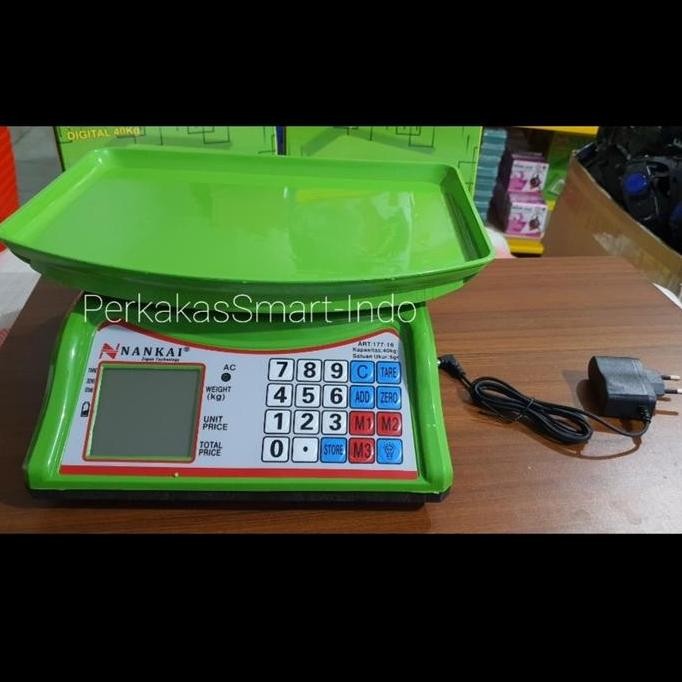 New Timbangan Buah Digital 40Kg Timbangan Duduk Laundry Sembako Elektrik