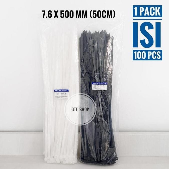 

Sale Kabel Ties 50Cm (500Mm) Promo Termurah Cabel Tie Putih Dan Hitam
