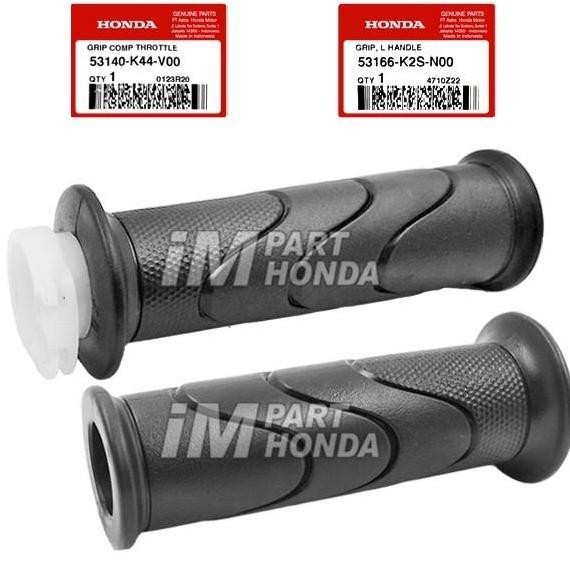 AHM ORIGINAL Handgrip Handfat Pedal Gas Kiri Kanan Honda Vario 125 Vario 150 Old Led 2015 2016 2017