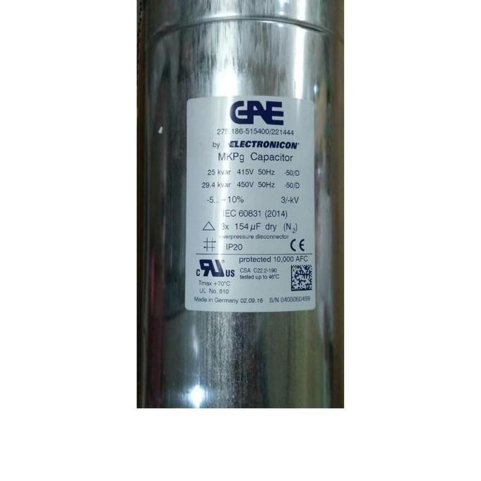 KAPASITOR BANK 25KVAR / 25 KVAR MKPG 3PHASE 415V GAE