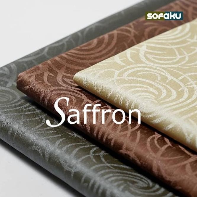 TERBARU BELCHERS SAFFRON - OSCAR MOTIF KULIT SINTETIS MOTIF BAHAN SOFA