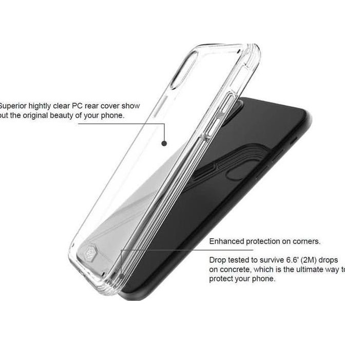 IPHONE XS MAX 6.5 CASE X-DORIA SOFT SHELL DEFENSE CLEARVUE ORIGINAL Terlaris