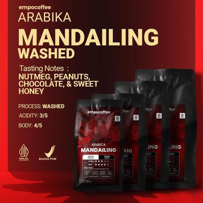 

original kopi arabika mandailing sumatra - biji kopi bubuk premium