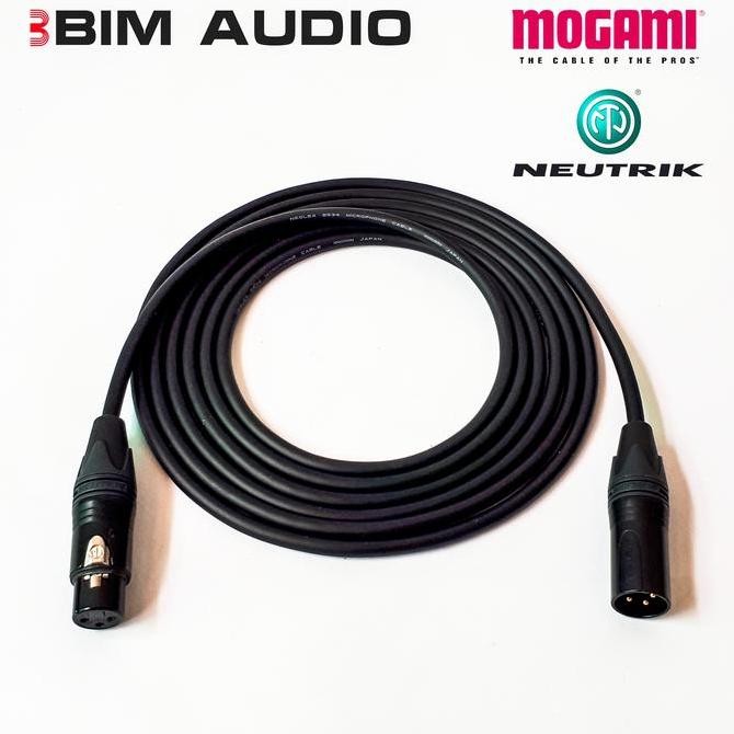 READY KABEL MIC MOGAMI GOLD STUDIO NEUTRIK XLR MALE TO XLR FEMALE