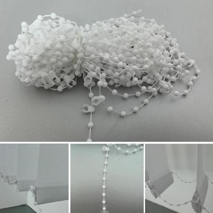 10 Meter Tali Rantai Bawah Kain Vertical Blind