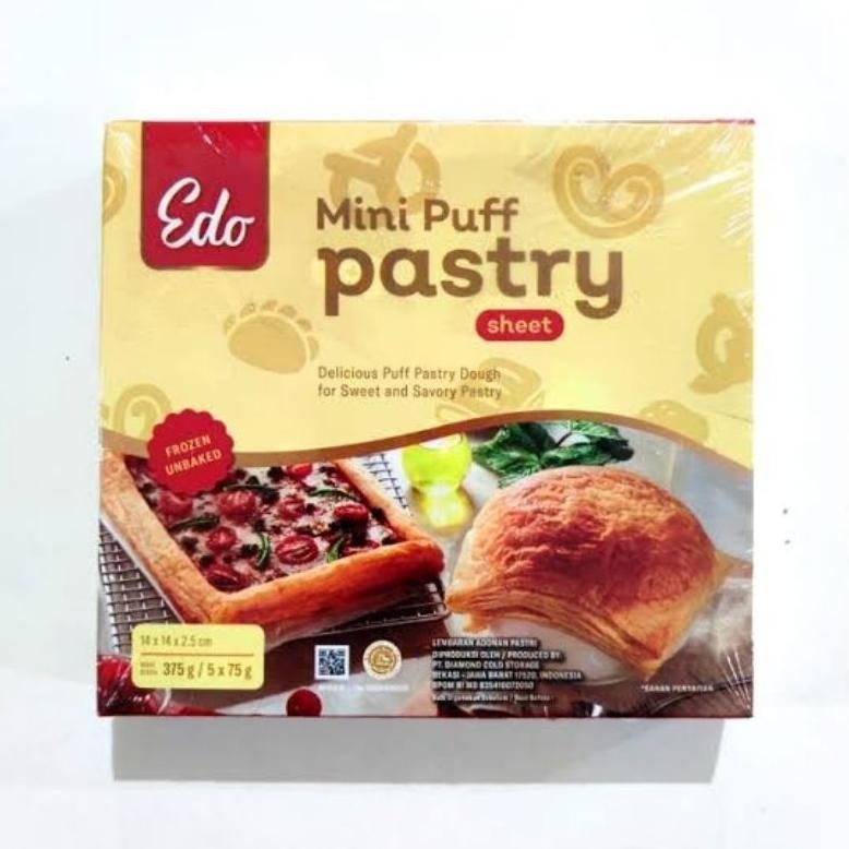 

Promoo!! Edo Mini Puff Pastry Sheet isi 5