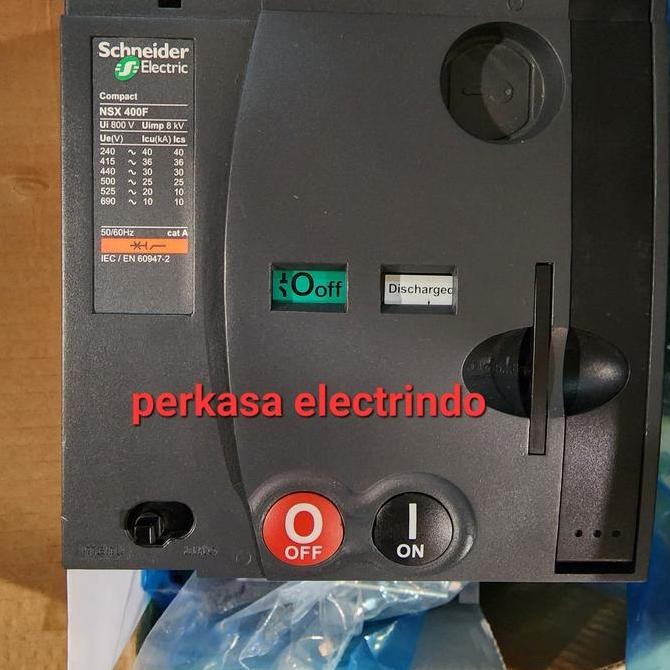 MCCB BREAKER SCHNEIDER NSX400F 3P 400A +KOMPLIT MOTORIZED
