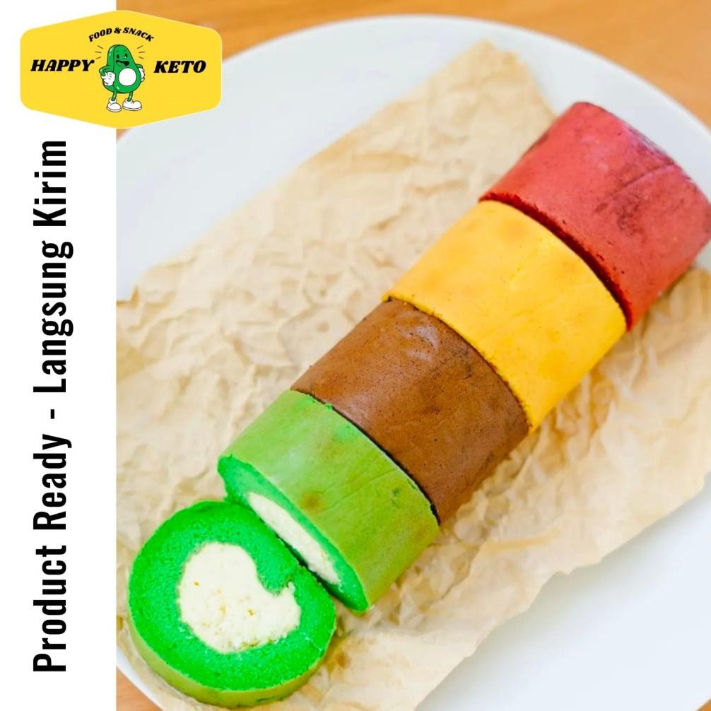 

Promoo!! Roll Cake Rendah Karbohidrat Keto Diet Sehat Diabetic Friendly 10x10