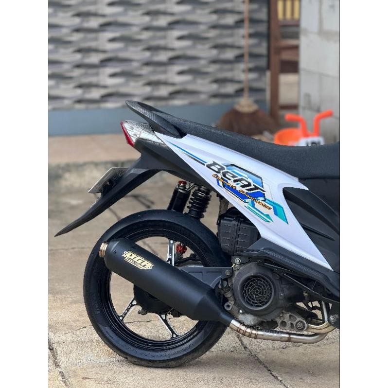 Knalpot Std Racing Hitam Viral Dgr Exhaust | Beat / Mio / Vario