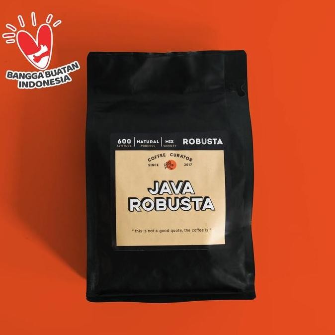

original kopi robusta java 1kg - premium blend fresh roast biji bubuk kopi susu