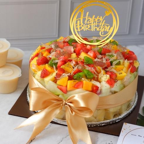 

Promoo!! Mixed Fruit Salad Cake - Large Size - Instant Bike - READY IN 3 HOURS*
