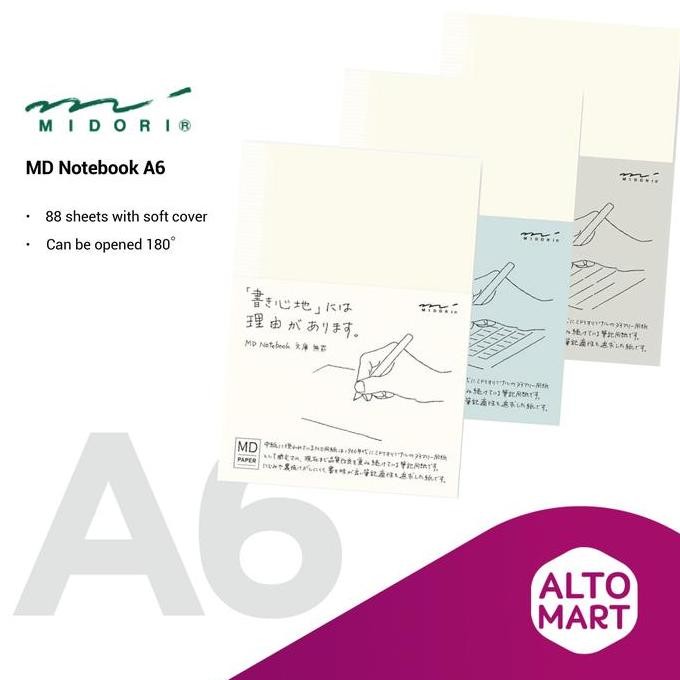 

Midori Md Notebook A6 Buku Catatan Jurnal Diary Journal Tulis Sketch