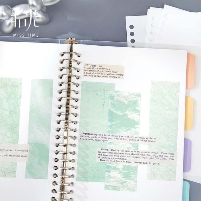 

Sp Buku Binder Aesthetic Catatan Tulis Ukuran A5 Free Divider Dan Isi