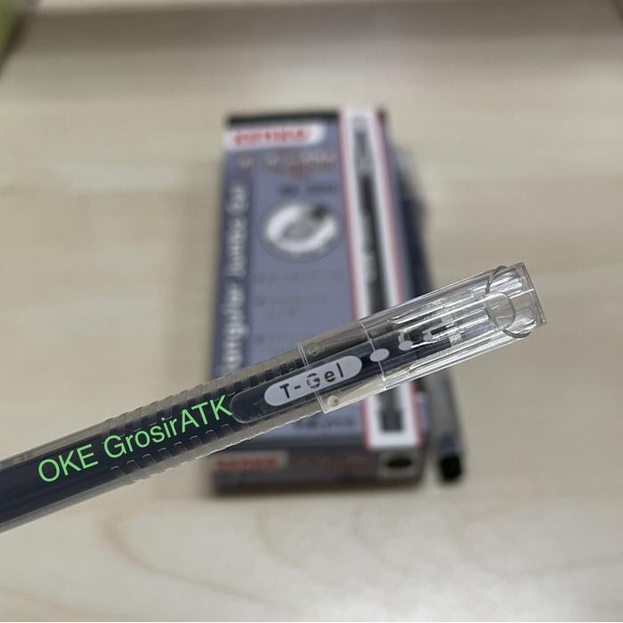 

Sp Pulpen Gel Pen Kenko T-Gel Ke-303 Triangular Hitam