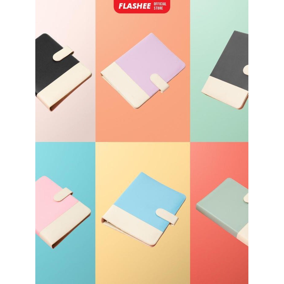 

Sp Flashee Binder Yuna Eksklusif Two Tone A5 20 Ring Kulit Sintetis Premium Binder Aesthetic Slot Multifungsi