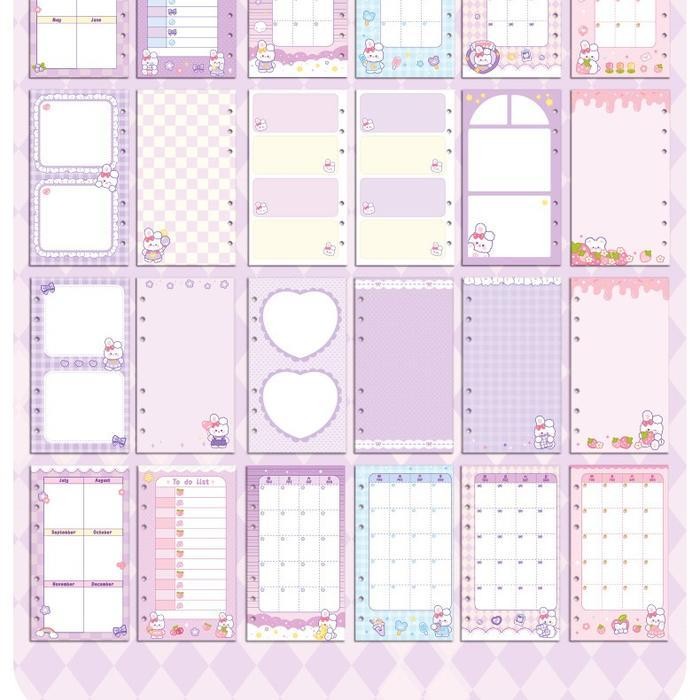 

Sp Buku Princess Art Binder Pvc A6 Full Colour Paper Planner