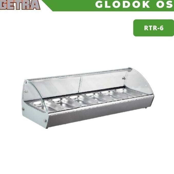 Food Warmer Bain Marie Rtr-6 Getra Mesin Penghangat Makanan Original