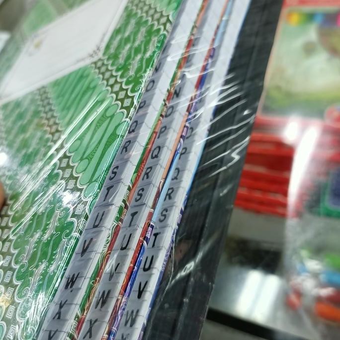 

Buku Tulis Abjad Quarto A Sd Z Hard Cover 100 Index Abcd Sd Z / Pcs