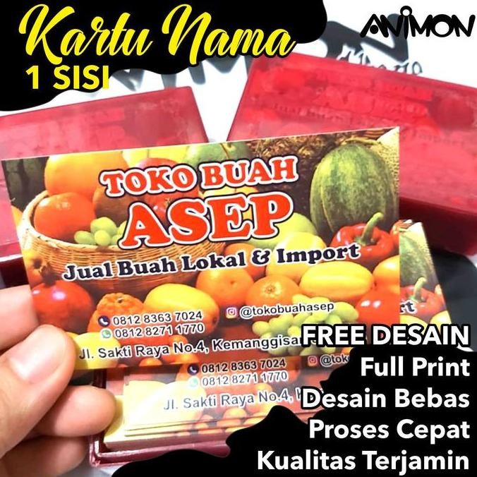 

Cetak Print Card Name Custom Kartu Nama 1 Sisi + Box Cepat Murah