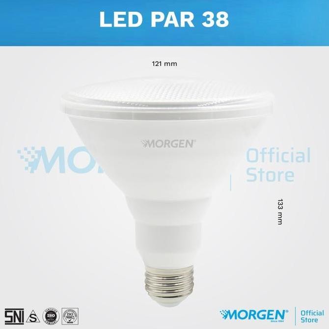 Lm Lampu Led Morgen Par38 15W E27 Lampu Sorot Par38 15Watt 15Watt