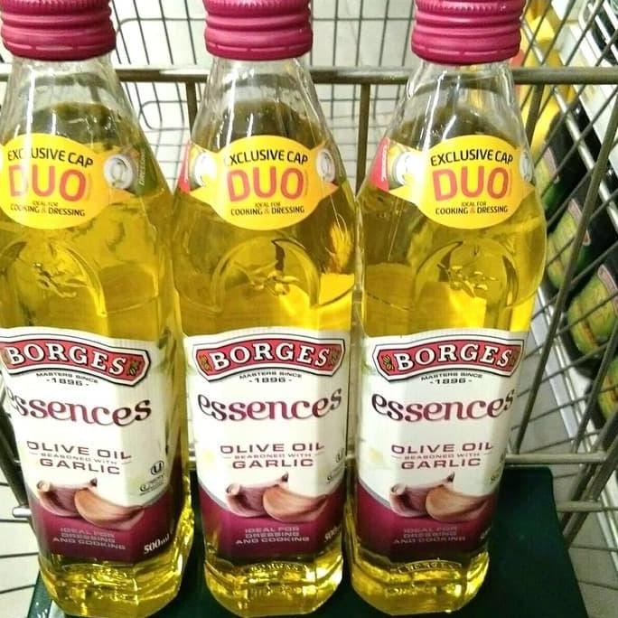 

Minyak Zaitun Borges Essences Garlic Olive Oil Penghancur Kolestrol