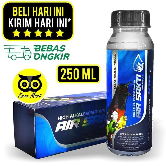

] Air Sakti Umi Kasum 250ml Water Air Minum Burung Premium Anti Oksidan Ph Tinggi Minuman Burung Murai Kacer Kenari Lovebird Cucak Ijo Juara Gantangan