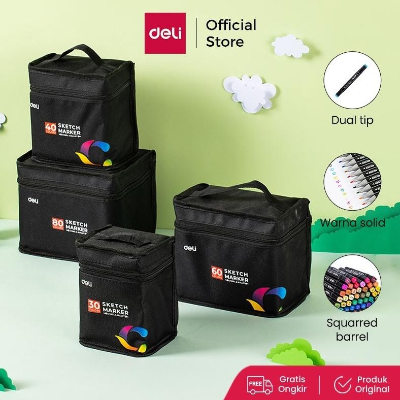 

Deli Sketch Marker 2 Tip E70806