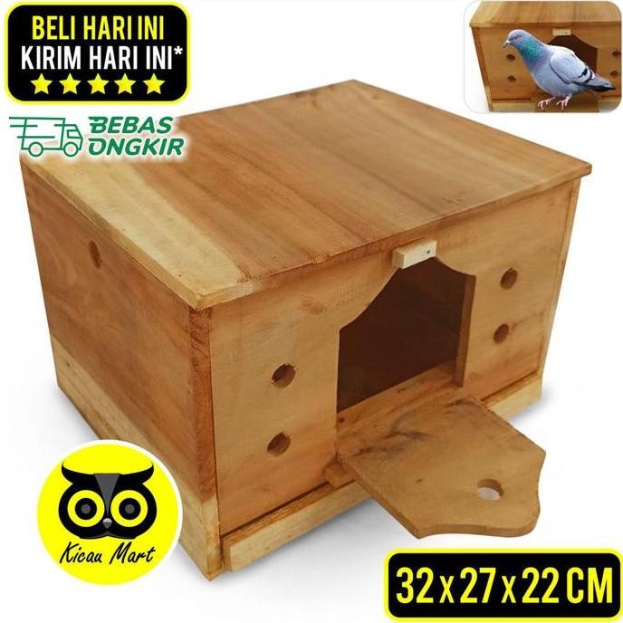 ___] Gupon Merpati Model Slorok Pegupon Kayu Premium Kandang Sangkar Burung