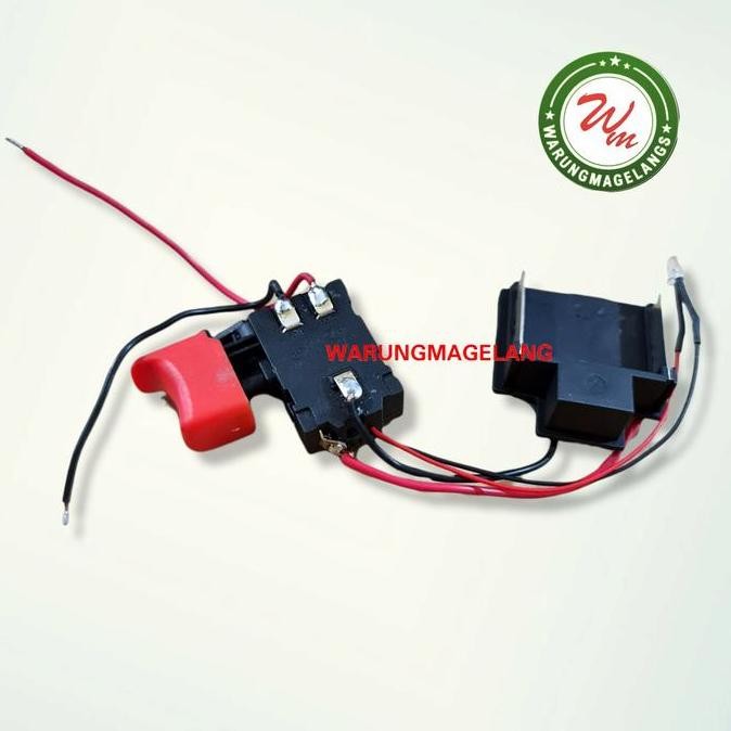 SAKLAR SWITCH Mesin Bor Cordless NRT PRO DC 343 SET 20V drill dc343