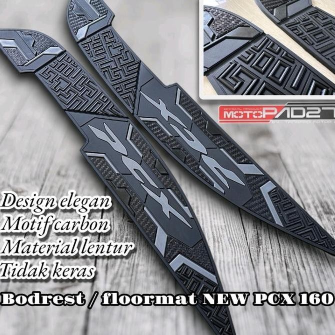 KARPET MOTOR PCX 160 ALAS PIJAKAN KAKI PCX 160 2021-2023 RUBBER