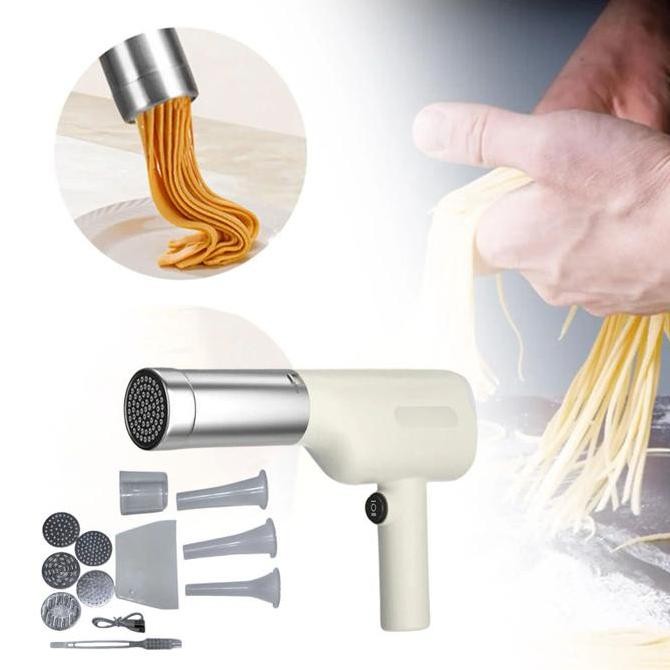 PASTA MAKER ELEKTRIK MESIN MIE LISTRIK PASTA GILING MIE GILINGAN MIE ELEKTRIK BISA DICHARGER ORIGINA