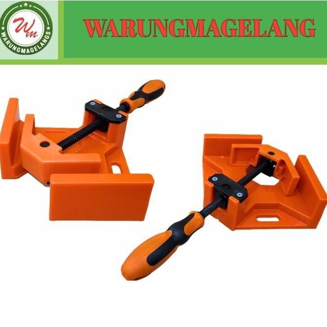 Corner clamp swing jaw klem kayu sudut siku SOLID